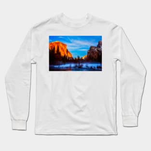 El Capitan And Merced River Long Sleeve T-Shirt